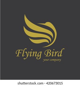 flying bird logo