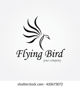 flying bird logo
