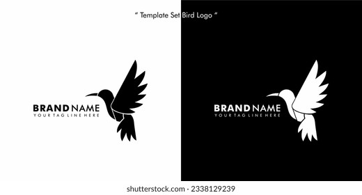 flying bird logo for company branding