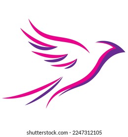 Flying bird logo design 2023