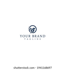 Flying Bird Logo design abstract vector template