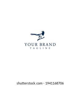Flying Bird Logo design abstract vector template