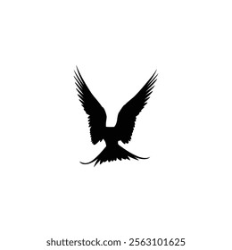 Flying bird logo design, suitable for graphic design