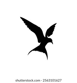 Flying bird logo design, suitable for graphic design