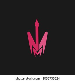 Flying Bird Logo design vector illustration template. Logotype concept outline icon.