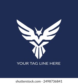flying bird  logo with flying icon