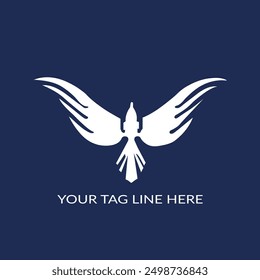 flying bird  logo with flying icon