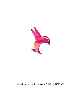 Logo de Flying bird. concepto moderno de diseño del logo de un pájaro.