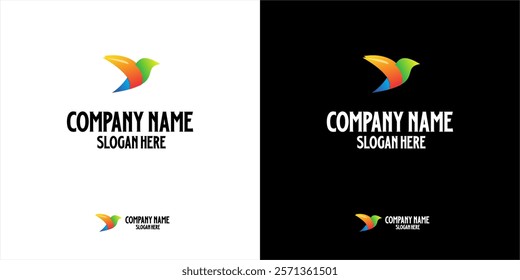 The flying bird logo reflects a forward-looking vision, aspirations, and a desire to continue to grow. This logo is perfect for organizations engaged in education, the environment.