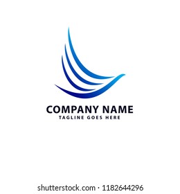 FLYING BIRD LOGO TEMPLATE. BIRD LOGO DESIGN