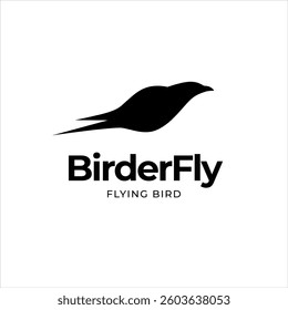 Flying bird logo template for your Business in animal or nature segment. This logo is very easy to modify and customize. Give it color and create an attractive business image.