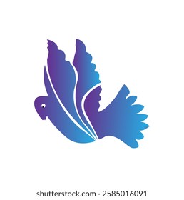 Flying Bird Logo with white background