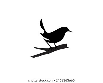 Flying bird logo.Mid-century Modern Bird Icons. line art icon logo of a Bird inside a letter C. silhouette bird logo design.