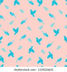 flying bird pattern graphic background,