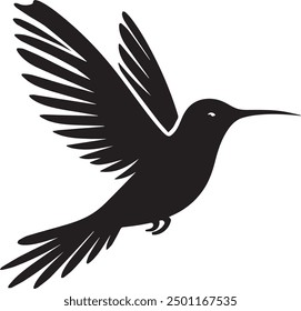 flying bird silhouette vector free download