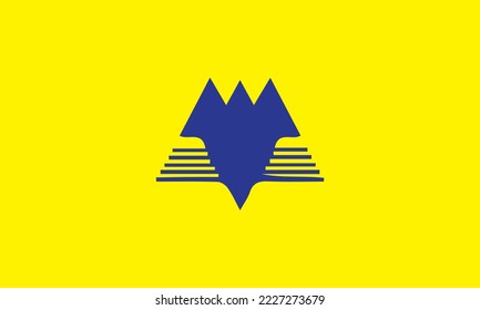 Flying bird taken vector logo design.
