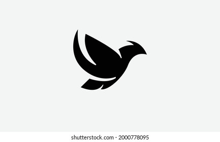 Flying Bird vector logo design