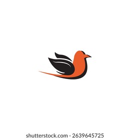 flying Bird vector logo design