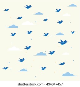 flying birds