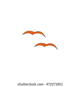 Flying birds icon.