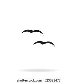 Flying birds icon.