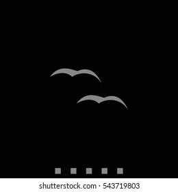 Flying birds icon.