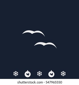 Flying birds icon.