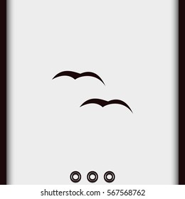 Flying birds icon.