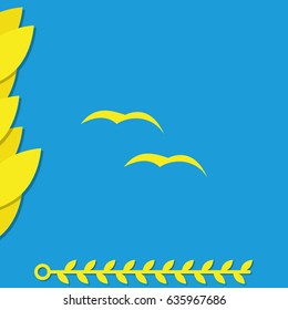 Flying birds icon.