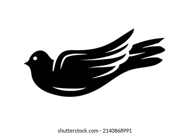 Flying Birds icon, animal vector	