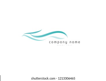 Flying Birds isolated, swoosh stylise , abstract birds-Logo design inspiration