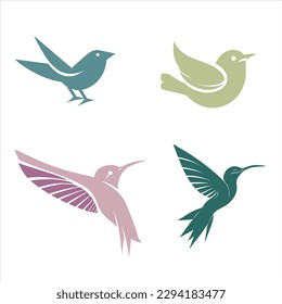 Design-Vektorgrafik für Flying Birds-Logo 