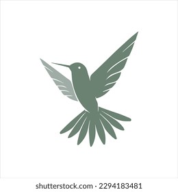 Flying Birds Logo Design Vector 