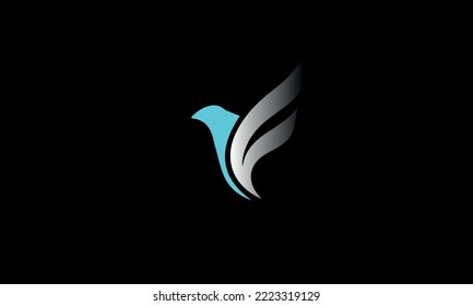 Flying birds silhouettes on white background. Vector illustration. isolated bird flying. tattoo design.