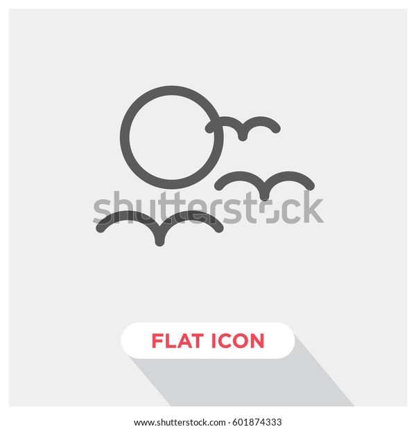Flying birds vector\
icon