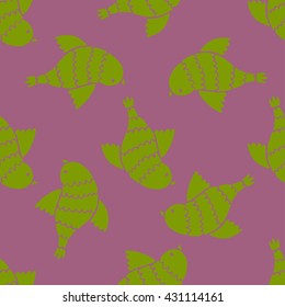 Flying birds vector pattern