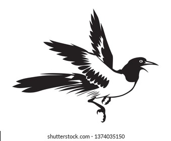 Hand Drawn Pheasant Skethes Birds Flying Stock Vector (Royalty Free ...