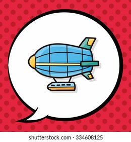 Flying Boat doodle, speech bubble