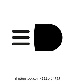 Icono de la línea de viñetas voladoras. Ilustración vectorial. imagen de stock.