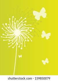 flying butterflies