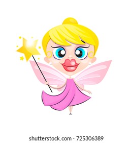 Flying butterfly fairy