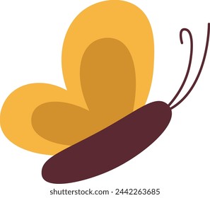 Flying Butterfly Insect Vector Illustration