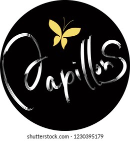 flying butterfly logo idea