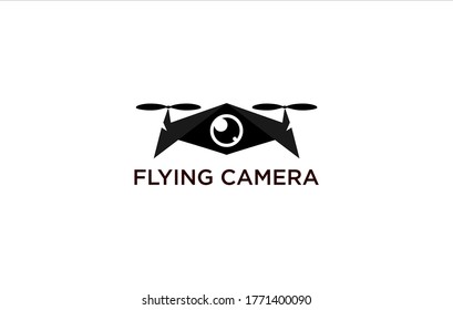 Flying Camera Logo Technology Vetor Modern