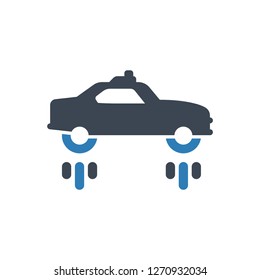 Flying Car Icon