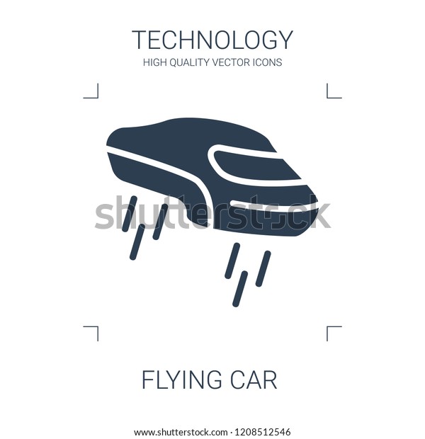 flying car icon. high quality\
filled flying car icon on white background. from technology\
collection flat trendy vector flying car symbol. use for web and\
mobile