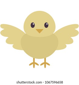 Flying Chick Illustration