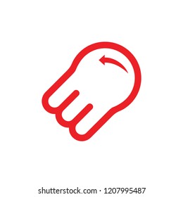 flying circle object symbol vector