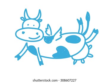 flying cow