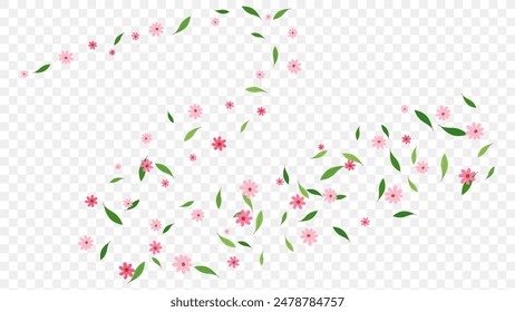 Flying daisy flower element decoration freshening in nature background refreshing season holiday